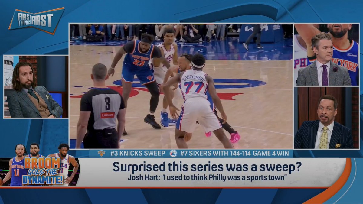 “The Knicks look like they can win the championship.... I now think they will beat Detroit.” Chris Broussard says Mike Brown has brought some of the Warriors’ offensive principles to New York: