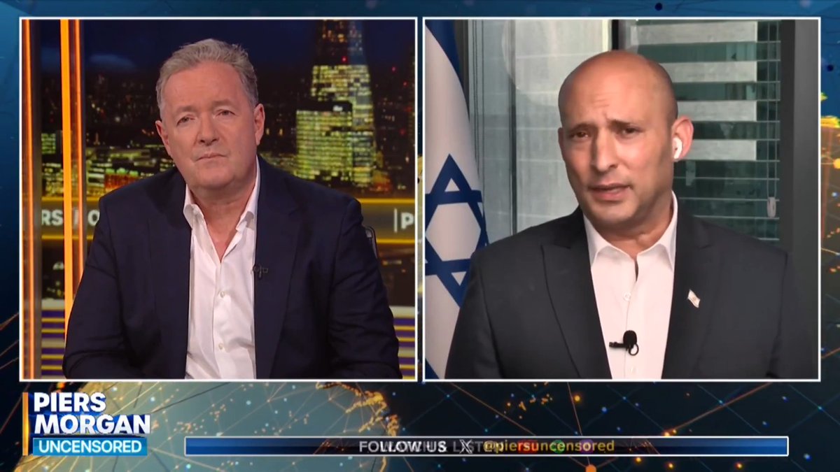 "It might take three months or three years... it's a rotten, corrupt regime - despised by its people!" Naftali Bennett believes Israel should "encourage" the Iranian regime to collapse, so a better one can replace it. 📺 Piers Morgan | Naftali Bennett נפתלי בנט