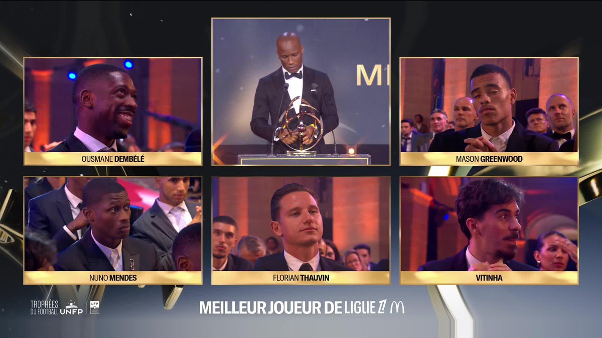 🌟 Ousmane Dembélé, Ballon d'Or et meilleur joueur de la Ligue 1 McDonald's 2025/2026 ! #TropheesUNFP