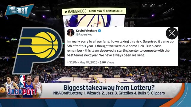 “The Wizards have been a horrendous franchise...Even when they get a good player…something goes wrong… I would take [AJ Dybantsa]… AD I’m probably looking to move.” Chris Broussard breaks down his biggest takeaway from the NBA Draft Lottery: