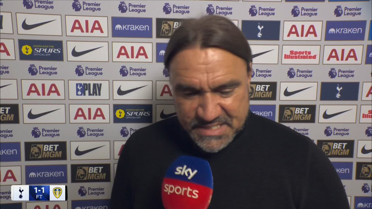 “Sometimes you can crumble, but not us.” 💪 Daniel Farke says he’s proud of his Leeds players after a hard-fought point against Spurs.