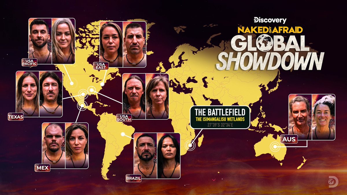 Meet the Survivalists 🌍 Which duo are you rooting for? #NakedAndAfraid: Global Showdown premieres Sunday at 8P on Discovery.