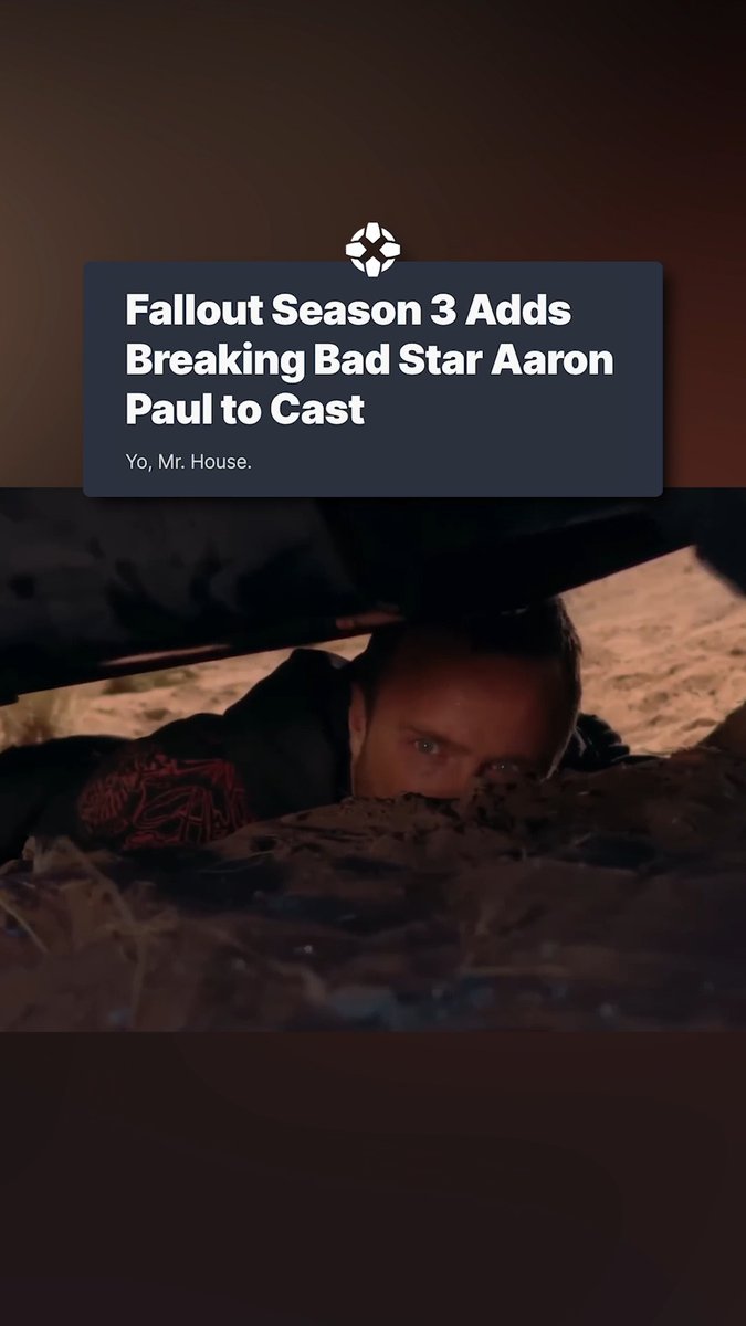 Aaron Paul is joining Fallout Season 3! What kind of character do you want to see him play?