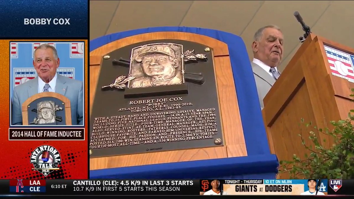 "To treat me like that... I forever loved Bobby Cox. Just a tremendous baseball man." RyanDempster shares his favorite story of playing for the late Hall of Famer at the 2000 All-Star Game in Atlanta.