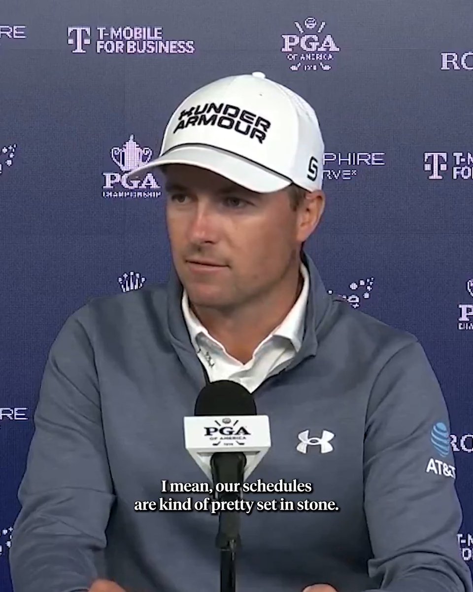 "If I could win one more tournament in my life, it would obviously be this one for that reason." Jordan Spieth on completing the career Grand Slam at the PGA Championship.