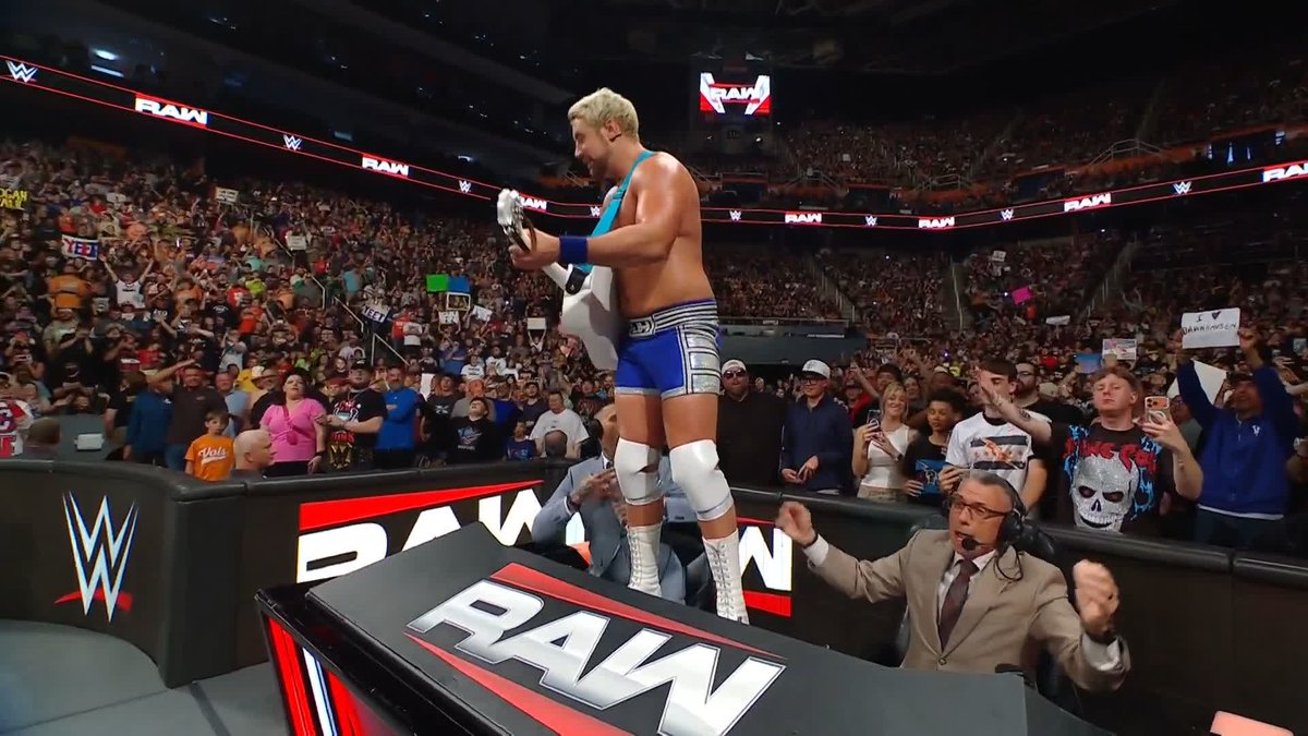 Logan Paul: “Guess who was ready before they were even born? Me, Logan…” Joe Hendry: “Paul… Paul… can we fire Logan Paul?” JOE HENDRY WITH THE PERFECT TIMING 😭 #WWERaw