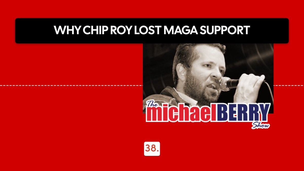 Chip Roy called MAGA voters MFers in January 2021 while Dems had their boot on our throats. Michael Berry warned him then — that day of reckoning is here. Mays Middleton for AG. Texas doesn't forget.