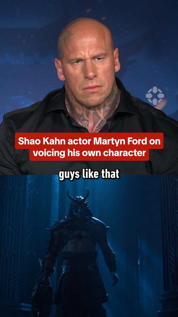 Shao Kahn could have easily been dubbed over but actor Martyn Ford brought the Mortal Kombat II villain to life in both physical and vocal performance: