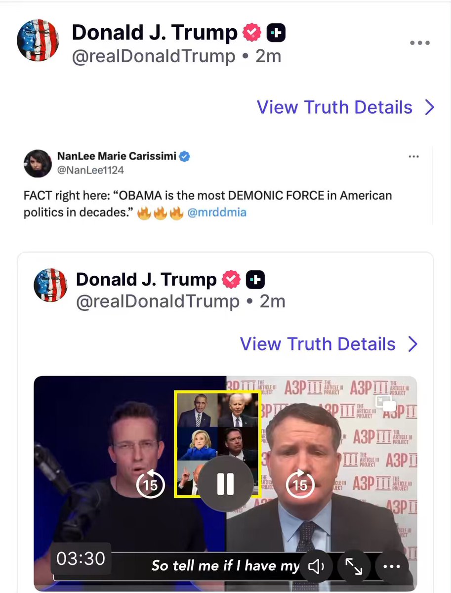 HOLY CRAP!! President Trump just posted this about OBAMA!! 🔥🔥🔥🔥🔥 HE IS DOOOONE!!! 👺👋🏼