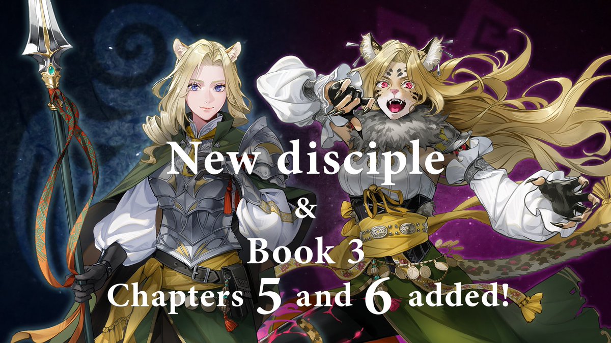 New Story Release Announcement Book 3, The Axe's Heir, Chapters 5 &amp; 6 are coming soon! ✨ You'll soon be able to recruit Hanya: Noble Royal! Stay tuned for more details! ♪ #FEShadows #FireEmblem