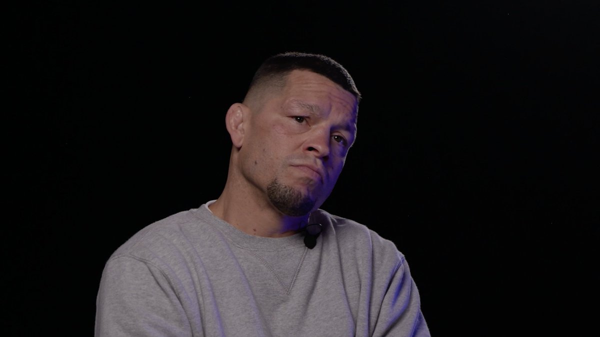 Nate Diaz on retirement after Mike Perry asked about his age: “Age is a diagnosis that some p*ssy gave. ... People are diagnosed with that sh*t. I’ll be here forever.” Mike Perry’s reaction 😭 Ariel Helwani #RouseyCarano Saturday, May 16 9 PM ET | 6 PM PT LIVE on Netflix