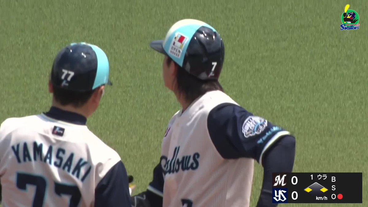 もう大丈夫 長岡秀樹 鮮やかに振り抜く 復帰初打席で見事なヒット ⚾️ヤクルト×ロッテ（ファーム） #イージースポーツ #swallows #だったらDAZN