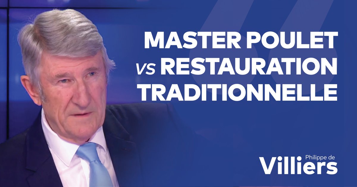 🎙 Thierry Marx a raison, Master Poulet s'installe sur le cadavre de la restauration traditionnelle française. Les établissements ferment leurs portes les uns après les autres. Quelle tragédie ! 🔗 Émission complète : #FaceAPhilippeDeVilliers #FADV #CNews