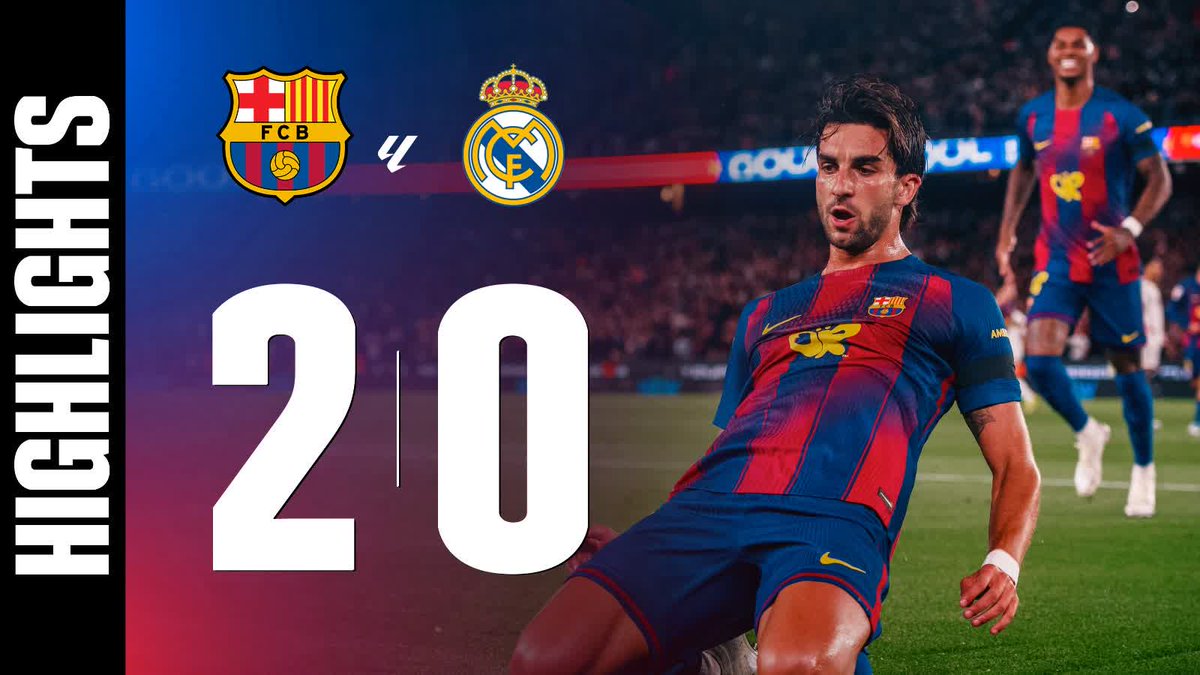 FC Barcelona 2️⃣-0️⃣ Real Madrid #ElClásico | #LaLigaHighlights