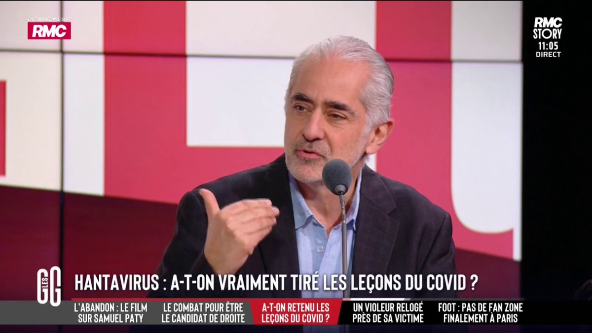 😷 A-t-on vraiment tiré les leçons du Covid ? 🎙️ Bruno Megarbane : "La transmissibilité de ce virus est très différente du Covid. Là, il faut des contacts très proches. Le problème, c'est que si vous êtes contaminé, le risque de décès est élevé." #GGRMC