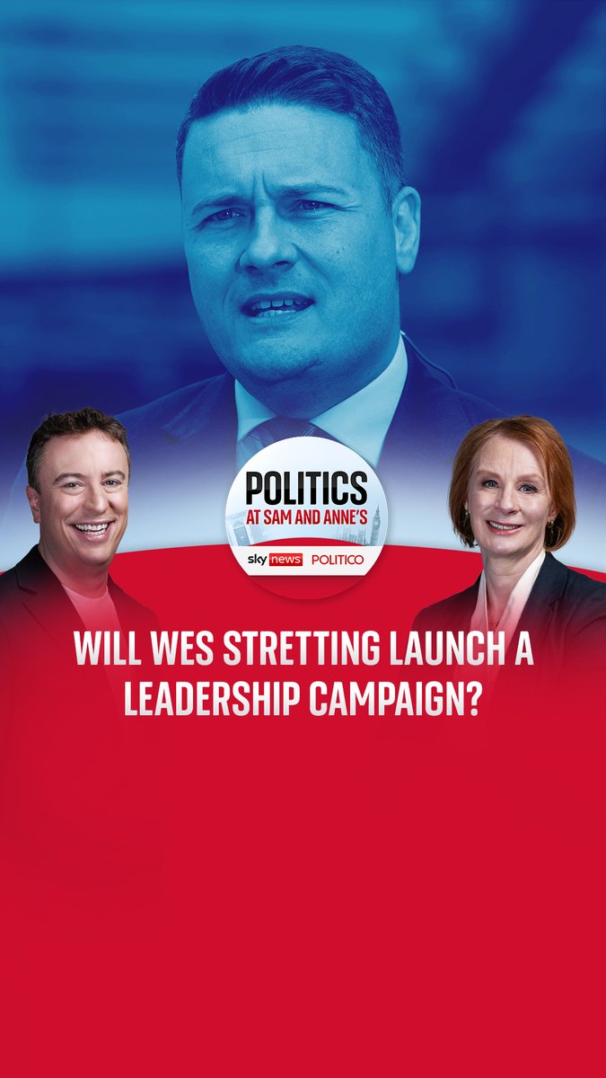 Will Wes Streeting launch a leadership bid today? In today's episode, @samcoatessky and anne mcelvoy discuss whether the moment is right and what the reaction would be within the Labour party. 🎧 Listen to PASAA here: