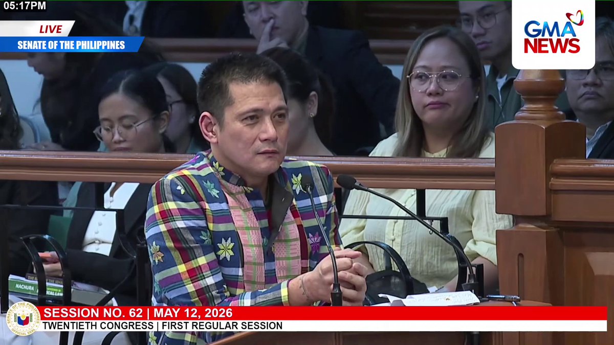 SEN. PANGILINAN, SINIGAWAN UMANO SI SEN. PADILLA? Pansamantalang sinuspende ng Senado ang sesyon nito ngayong hapon, May 12, matapos ireklamo ni Sen. Robin Padilla na sinigawan umano siya ni Sen. Kiko Pangilinan. Ayon kay Senate President Pro Tempore Sen. Loren Legarda, narinig niya rin daw umano ang malakas na boses kaya sinuspende ang sesyon.