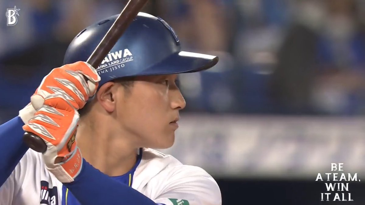 #松尾汐恩 選手が低めの変化球をはじき返すと、打球はセカンドの頭上を越えてライト前へ落ちる先制タイムリーに!👏👏👏 2回裏 DB 1 - 0 D #baystars