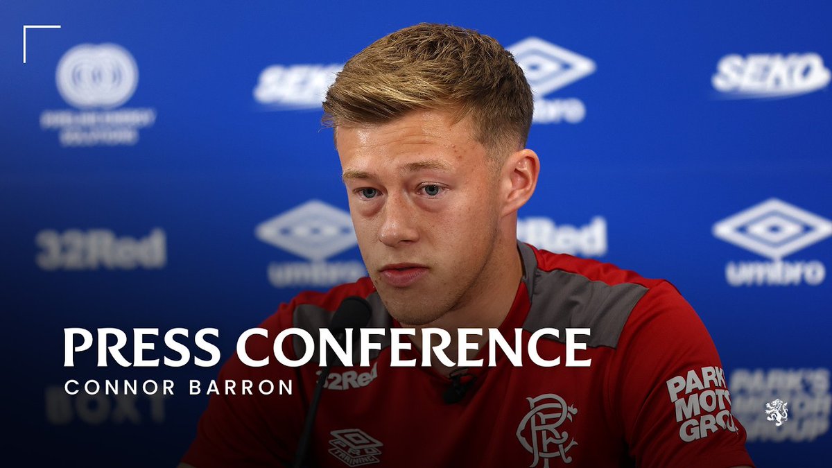 🎙️ Connor Barron spoke to the media ahead of tomorrow’s match against Hibernian.
