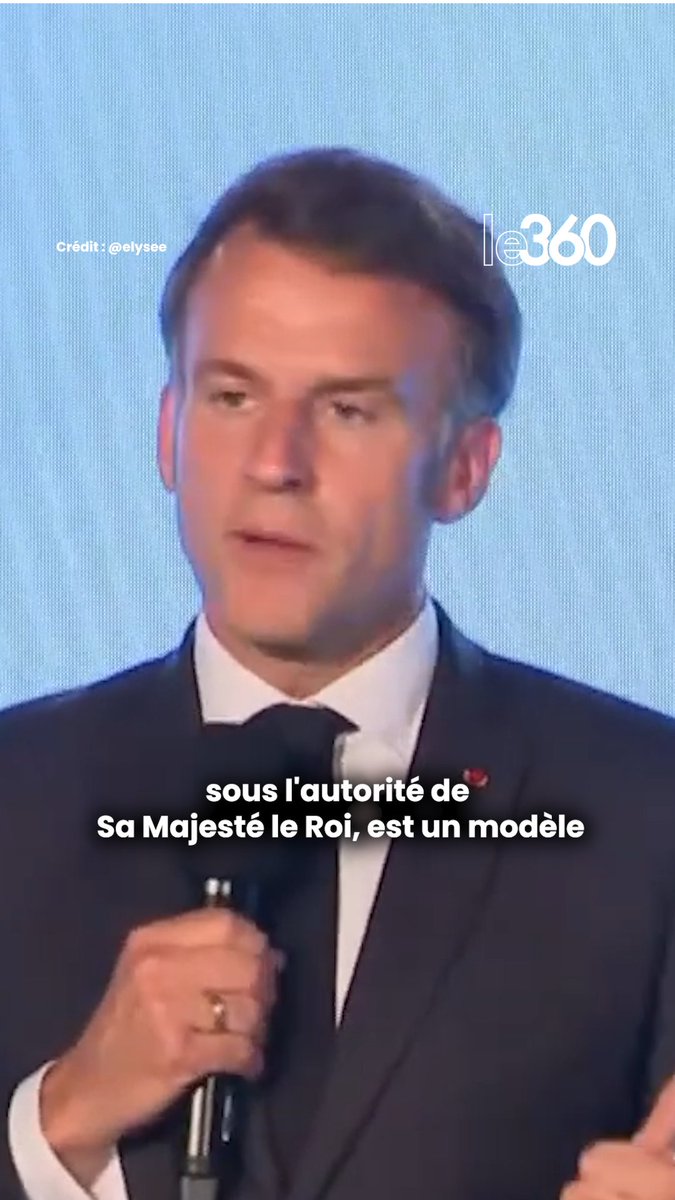 🇫🇷🇲🇦 Emmanuel Macron : « Ce qu’a fait le Maroc sous la conduite de Sa Majesté le Roi est une révolution incroyable. La formation et ses résultats, parmi les meilleurs jusqu’à Polytechnique, constituent un modèle extraordinaire pour l'Afrique. »