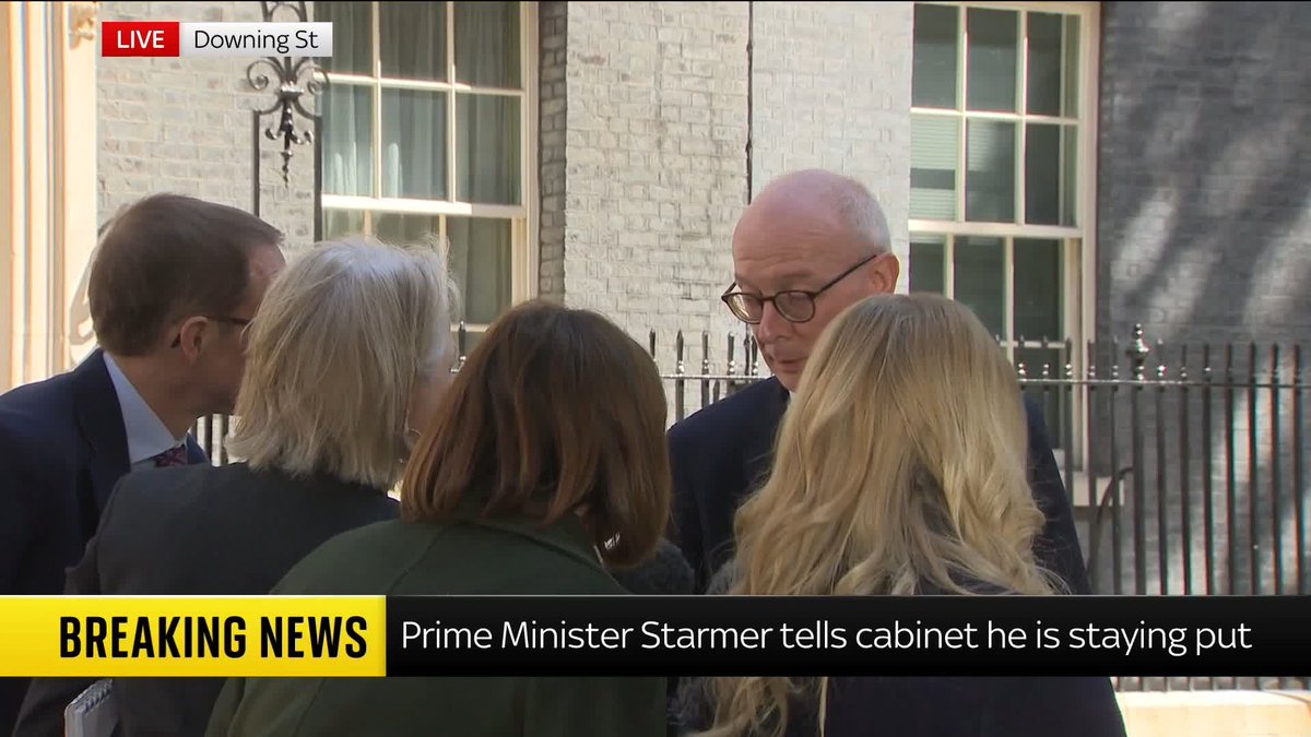 No minister challenged Keir Starmer during the cabinet meeting, work and pensions secretary Pat McFadden has told Sky's Beth Rigby. Politics latest: 📺 Sky 501 and YouTube