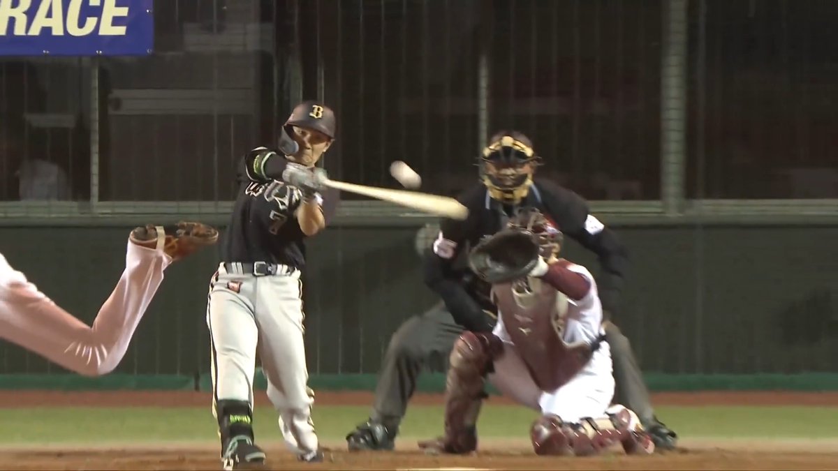 チャンスを逃さず2点を先制‼🔥🔥 オリックス 西川龍馬 選手のタイムリー2ベースヒット!👏 太田椋 選手のタイムリーヒット‼👏 👇スマホ・テレビで試合観戦!