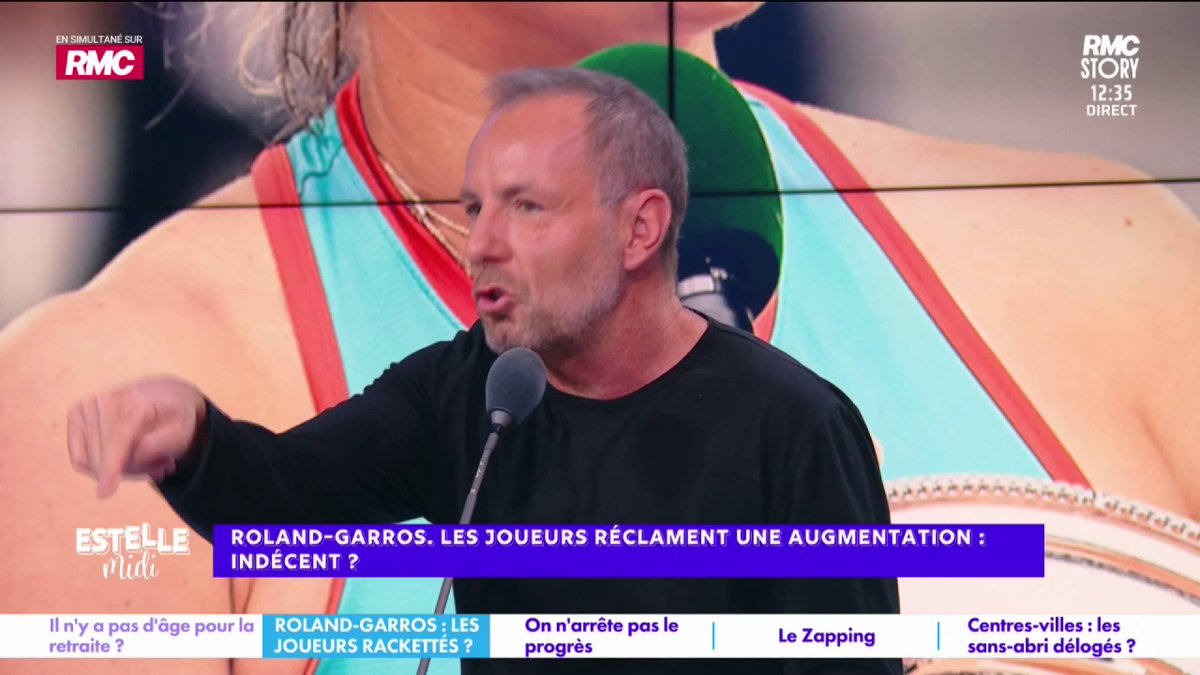 🎾 Roland Garros : les joueurs réclament une augmentation 🎙️ Jean-Philippe Doux : "La première indécence c'est que ce sont des sportifs, ce ne sont pas des businessmen, ils doivent essayer de gagner les tournois ! Si Roland-Garros gagne moins, ils seront d'accord pour gagner moins"