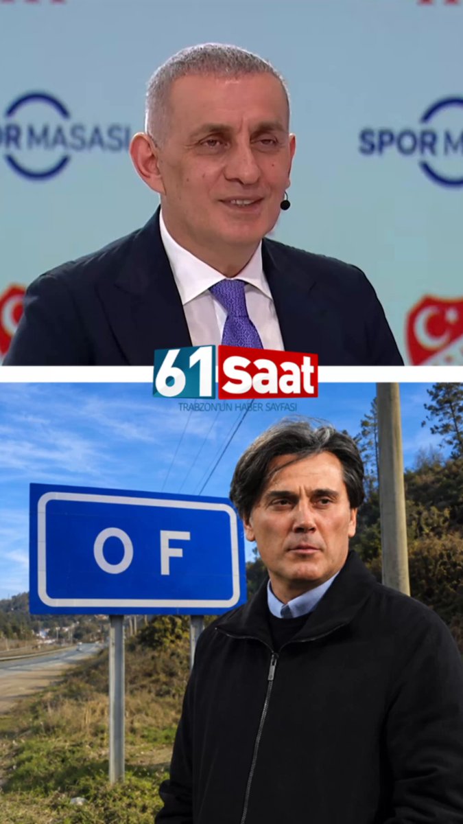 TFF Başkanı İbrahim Hacıosmanoğlu: “Montella’nın benim memleketim Of nüfusuna kayıtlı olmasını isterim. Sonuçta Napoli de Trabzon gibi. Napoli'de, Trabzon'da gibi hissediyorsun kendini.”