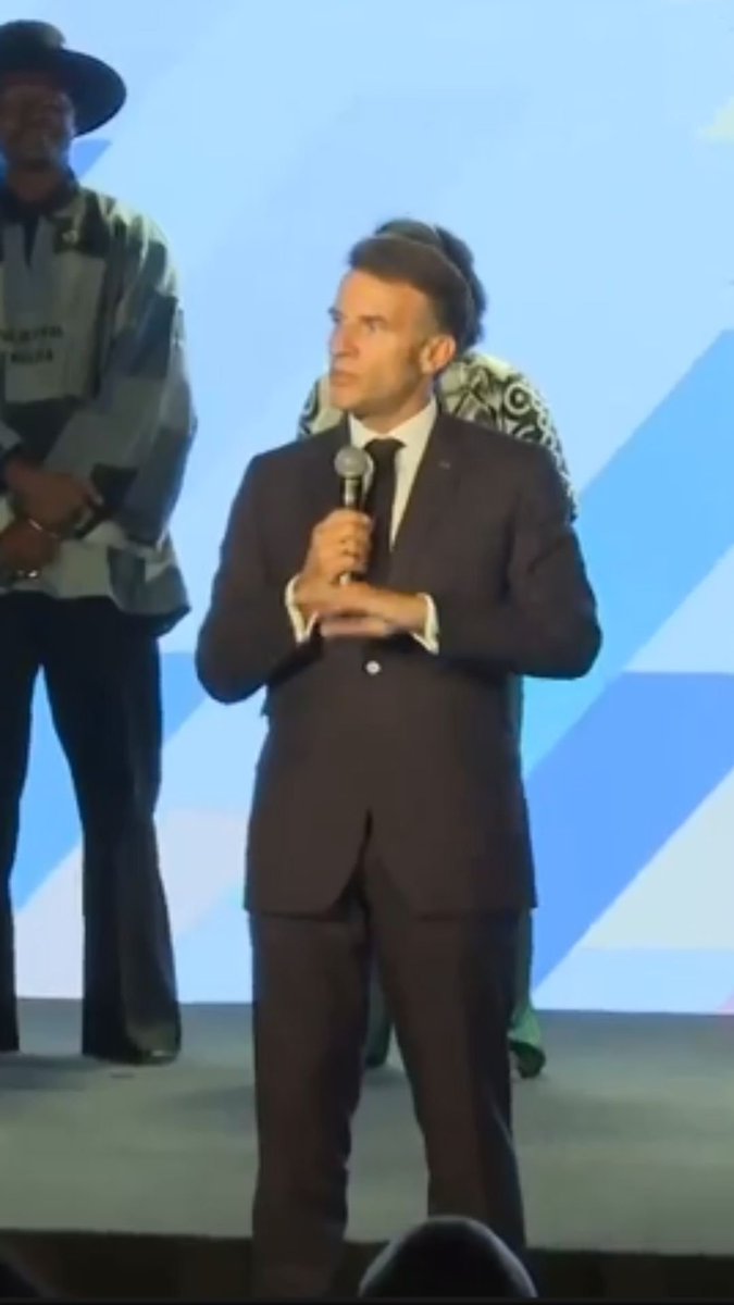 French President Emmanuel Macron on Monday told a noisy audience to be quiet during a presentation at the University of Nairobi. The gathering had brought together investors, young entrepreneurs and business leaders for discussions on creative, cultural and youth industries and sport.