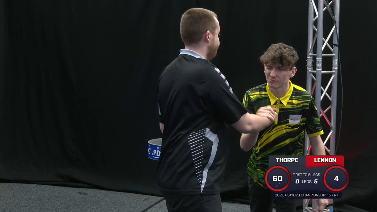 LENNON WHITEWASHES THORPE! Steve Lennon races into round two, as the Irishman beats Tyler Thorpe 6-0! 📺 #PC15