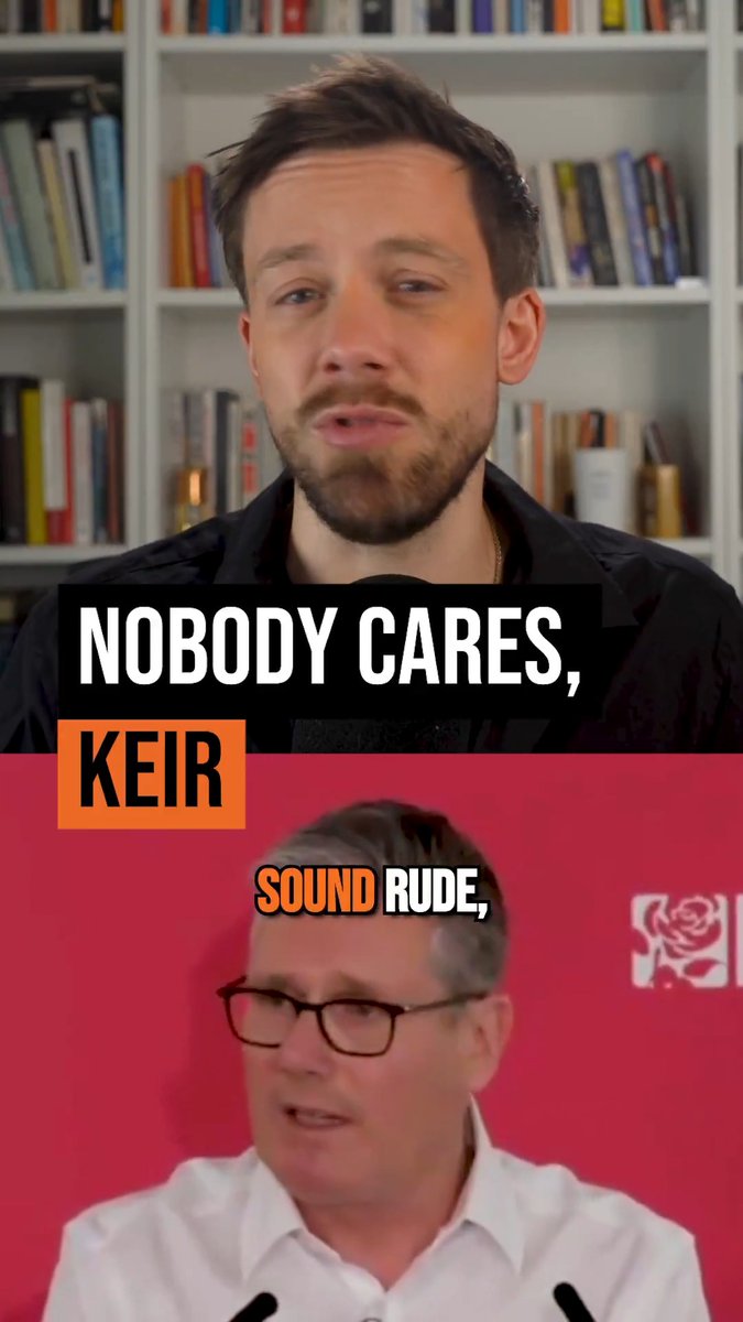 Once again, Keir Starmer used his family for cynical purposes. Nobody cares, Keir. Stop telling us about your family - and go and spend more time with them instead. Which you can achieve by resigning as Prime Minister.