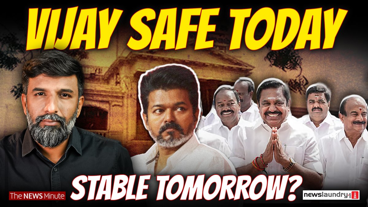 Shabbir Ahmed breaks down the numbers behind Vijay’s government, the support from Congress, CPI, CPI(M), VCK and IUML, and the crucial role now being played by the AIADMK faction led by CV Shanmugam.