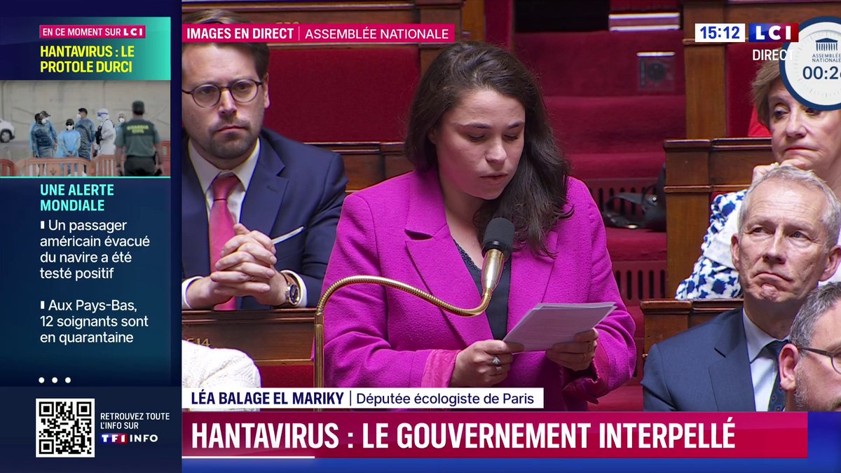 [ 🇫🇷 FRANCE | 🦠 HANTAVIRUS ] 🔸 La ministre de la Santé Stéphanie Rist reconnaît qu’« il y a des choses qu’on connaît sur ce virus mais aussi des choses qu’on ne sait pas ».
