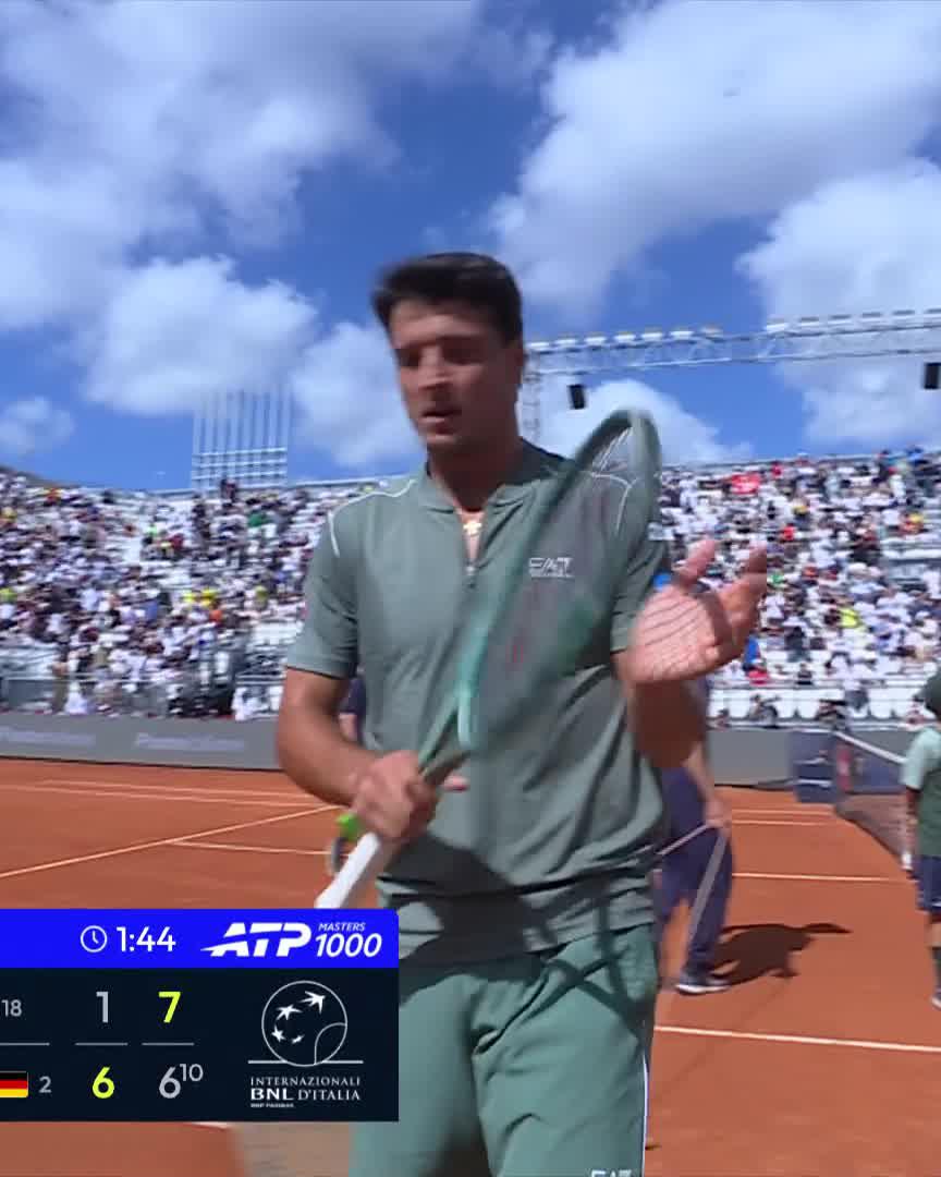 Tiebreak theatrics 😱 Luciano Darderi rallies from 6-1, 5-3 down and saves FOUR match points to level up with Zverev! #IBI26 | ATP Tour