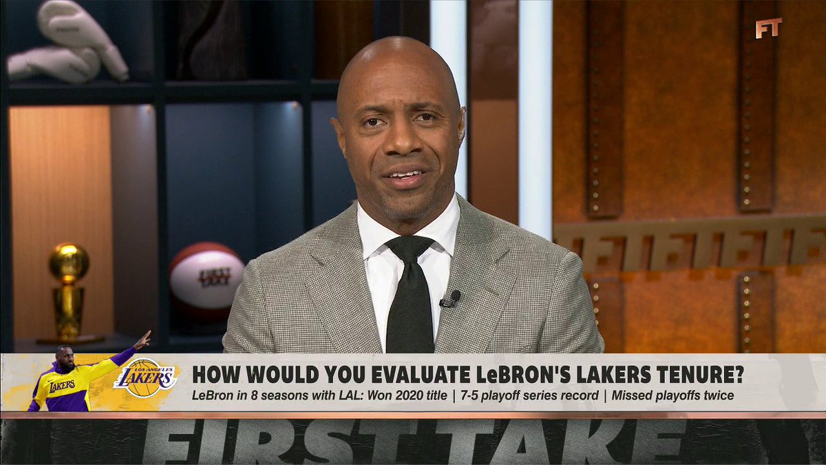 "It's been a hell of a ride. ... I give LeBron James a standing ovation. I think we're watching probably the greatest player all-around that the game has ever seen." —Jay Williams on LeBron's tenure with the Lakers 👏