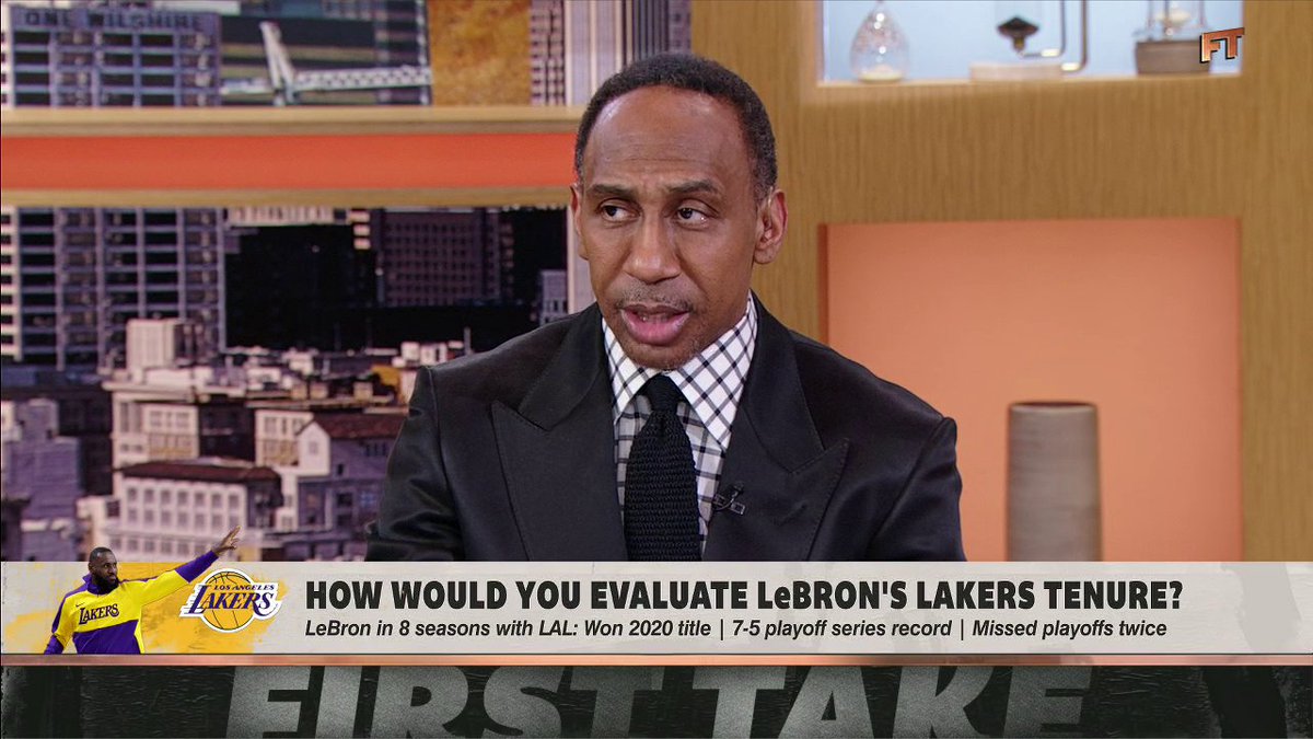 "This season, to me, solidified a level of greatness for LeBron that has gone vastly underappreciated." —Stephen A Smith on LeBron's impact this season with the Lakers 👀
