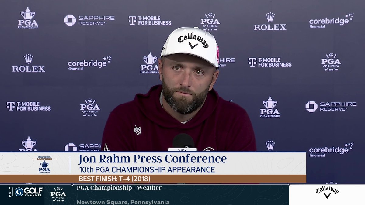 Jon Rahm was asked about what he learned from the decision to leave the PGA Tour and join LIV Golf: "That's for me to know and that's about that." 💀