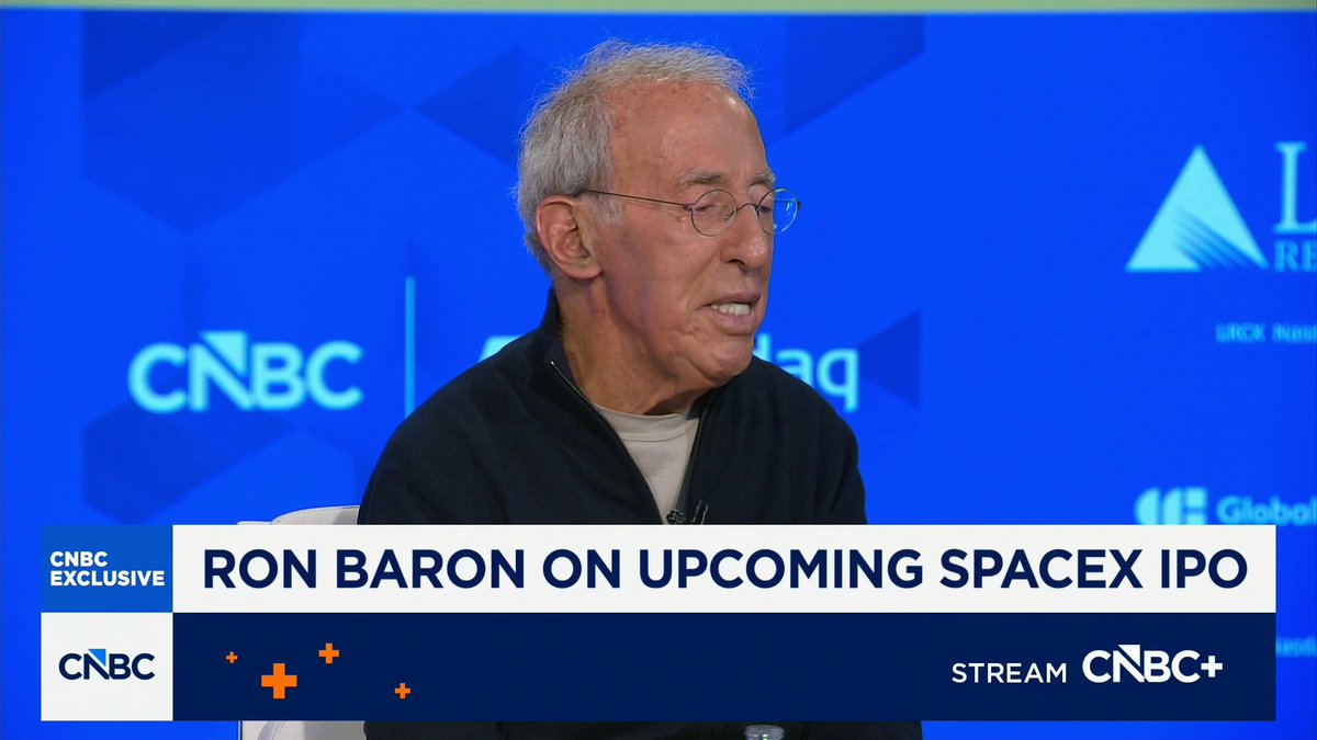 "Elon Musk is not doing this to make as much money as he can. He's doing this because he has some feeling about the planet," says Ron Baron on the SpaceX IPO. "I've never invested in anything like this before."