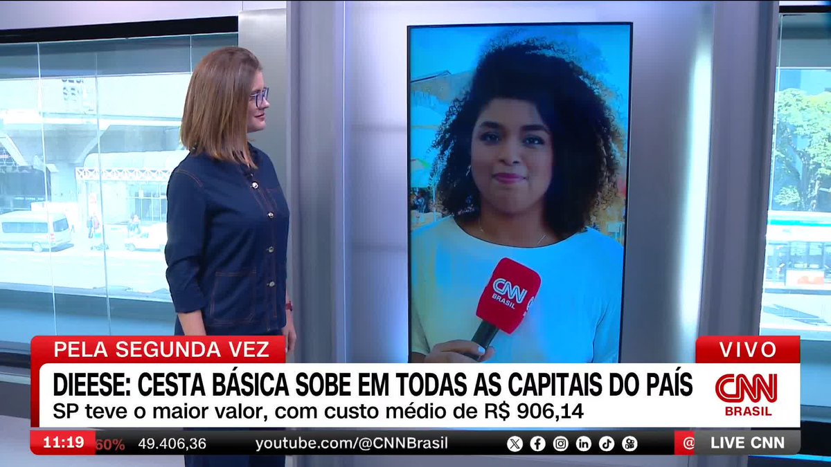 Dieese: cesta básica sobe em todas as capitais do país; assista #LiveCNNBrasil