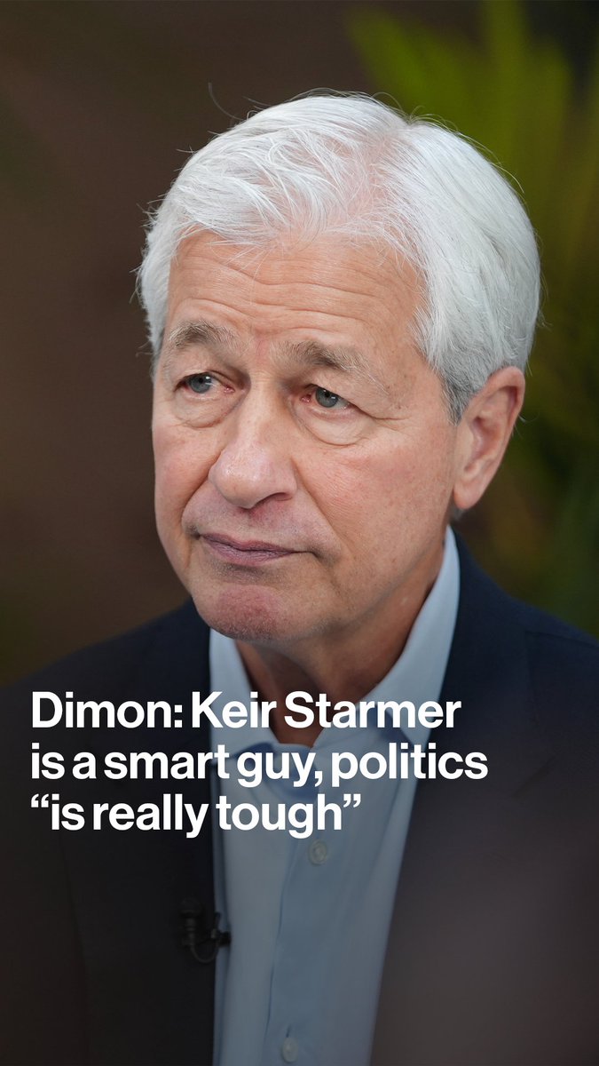 "Keir Starmer is a very smart guy, politics is really tough." JPMorgan CEO Jamie Dimon discusses UK political uncertainty with Francine Lacqua