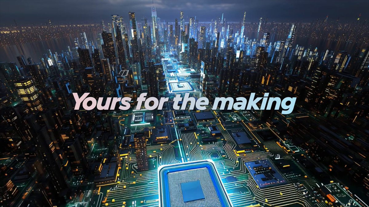 The future isn’t given. It’s built. From concept to creation, Intel Foundry helps turn vision into reality. The future is yours for the making. #IntelFoundry