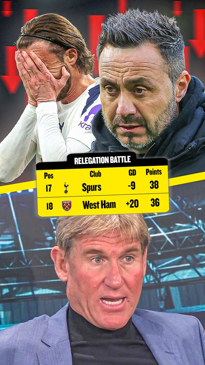 🧤 "The goalkeeper that everybody said was toast..." 😳 "West Ham are the better side... but Spurs have got the points." Simon Jordan weighs in on Tottenham Hotspur dropping points against Leeds amid their relegation scrap with West Ham.