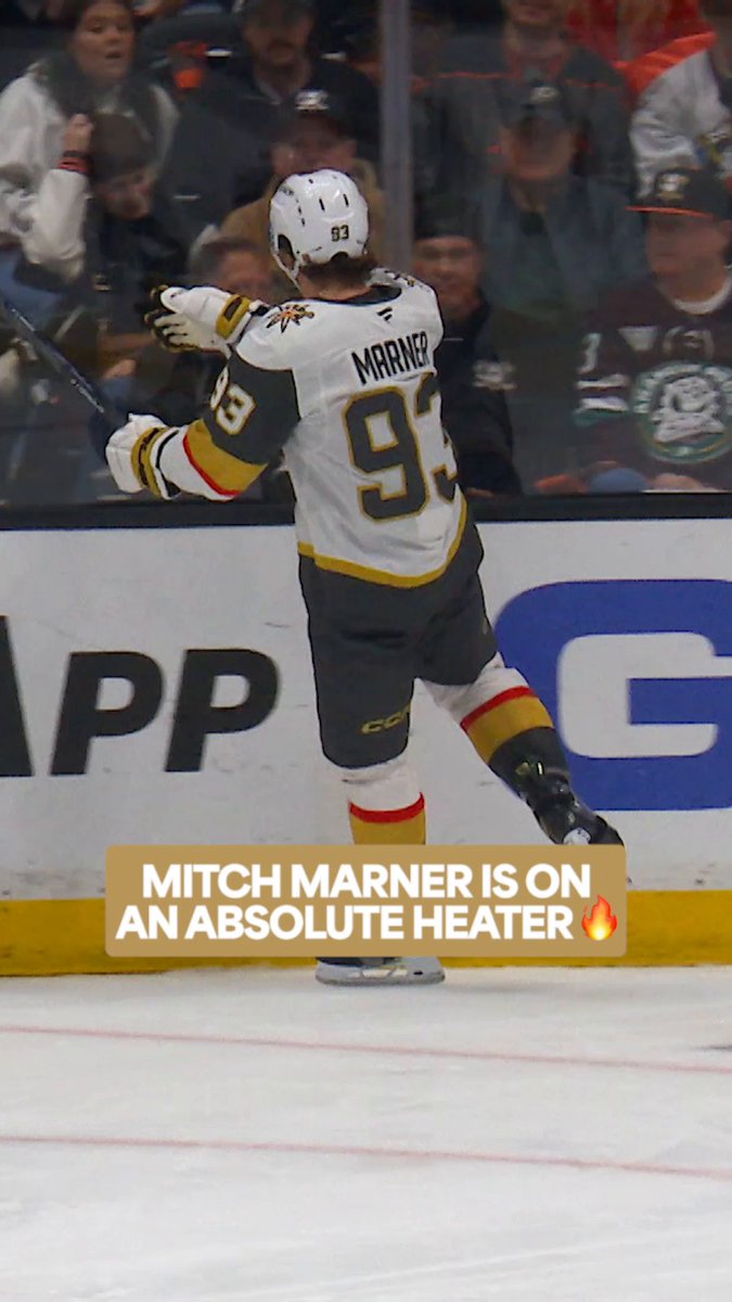 Mitch Marner is firing on all cylinders right now! 🔥 #StanleyCup 📺: x - Anaheim Ducks vs. Vegas Golden Knights Game 5 TONIGHT at 9:30p ET on ESPN, Sportsnet, and TVA Sports