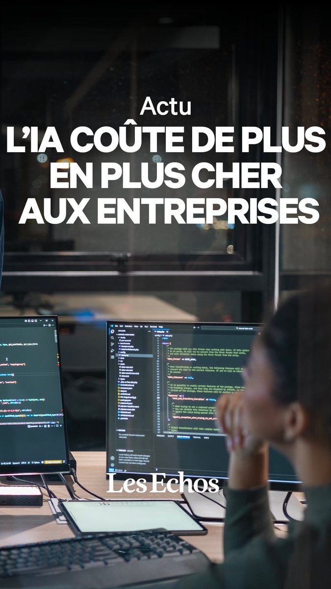 🤖💸 L’utilisation de l’intelligence artificielle coûte de plus en plus cher aux entreprises. Jusqu’à plusieurs milliers de dollars par mois. On vous explique pourquoi en vidéo.