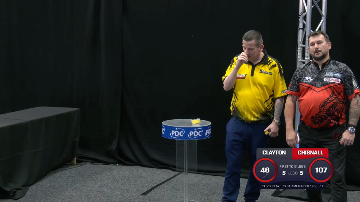 Is this the most Dave Chisnall finish you’ve ever seen?