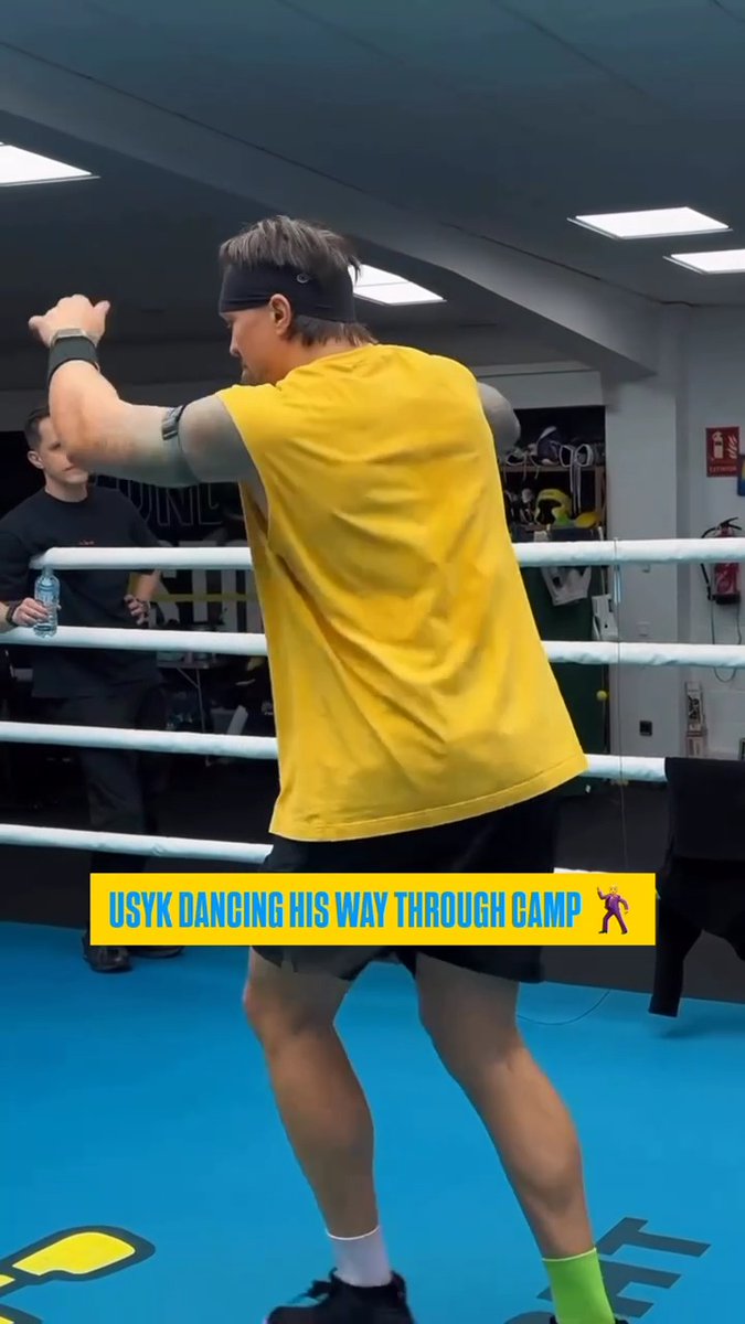 Oleksandr Usyk is loving training camp ahead of his clash with Rico Verhoeven 😅 Glory in Giza | May 23rd | LIVE on DAZN 🥊