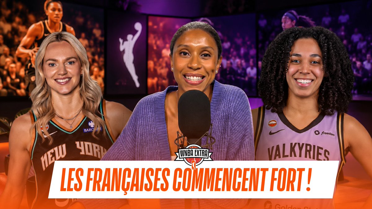🏀 #WNBAExtra 🤩 La WNBA est de retour ! 🇫🇷 Johannès, Salaün... Les Françaises régalent 💪 Breanna Stewart démarre fort 👉 Tout savoir sur cet énorme début de saison dans WNBA Extra avec Marie-Fatou Gueye
