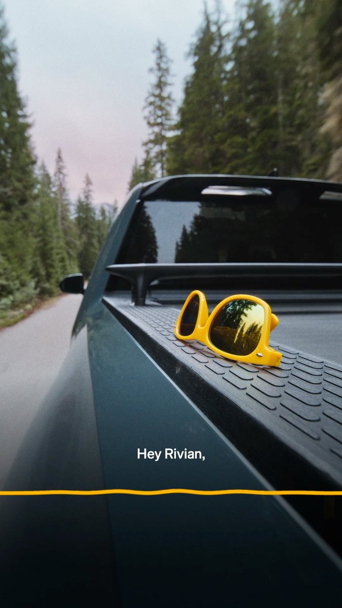 Rivian Assistant can help you control countless vehicle functions with just your voice. But you’re on your own when it comes to keeping track of your sunglasses. Rivian Assistant is available now on all Rivian vehicles. Learn more: