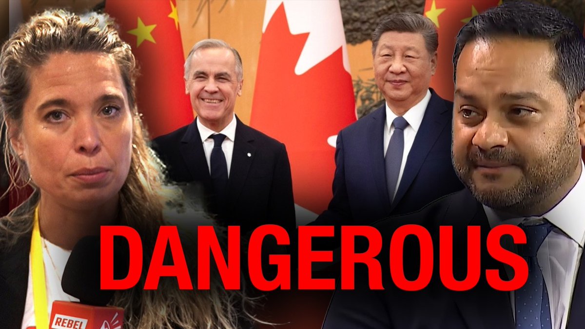🇨🇳 'Chinese Communist Party affiliates in the room'? Conservative MP reacts to bombshell warning from Pompeo panel in Ottawa Following a high-profile panel discussion with former U.S. Secretary of State Mike Pompeo, Majumdar accused Prime Minister Mark Carney’s government of moving Canada closer to China while ignoring repeated national security warnings from intelligence agencies. At the Canada Strong and Free Network conference in Ottawa, Conservative MP Shuvaloy Majumdar issued a series of stark warnings about China’s influence in Canada following a panel discussion with former U.S. Secretary of State Mike Pompeo. Speaking with Rebel News' Alexandra Lavoie after the event, Majumdar described Pompeo as “an incredible figure of history” and reflected on the impact of Donald Trump’s first presidency. “The Donald Trump presidency has been enormously consequential,” he said, adding that the administration was “extremely disruptive, almost chaotic,” but that “many paradigms and taboos were addressed directly.” The interview quickly shifted toward Beijing’s growing influence in Canada and whether Prime Minister Mark Carney is doing enough to confront foreign interference. Majumdar argued that it was during the first Trump administration that Washington finally recognized the Chinese Communist Party as a major threat. “Many people thought that you could engage China, hope that it would liberalize politically and become a better partner,” he explained. “But in that same time, it was real that China had actually [been] buying out our academic life, buying our student life, buying our businesses, creating leverage for control and dominance.” The most shocking moment came when Majumdar accused Canada’s leadership of moving closer to Beijing despite repeated warnings from intelligence agencies. “Today in Canada, we have the Davos man who’s in charge saying, ‘Well, listen, we need to create a strategic partnership with China on commercial, political, economic and security issues,’ which I find deeply concerning,” he said. Majumdar also praised Pompeo’s warnings about Chinese espionage and claimed Canada faces “serious problems” that the Liberal government is “not taking seriously at all.” He further criticized Ottawa for failing to deport alleged IRGC officials despite years of pressure, calling the government’s inaction “either incompetence or by design.”