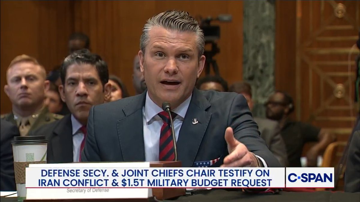 Sen. Murray: "Is it your position…that American families should be forced to give up child care and health coverage so that you can have $1.5T for this budget?" Sec. Hegseth: "I certainly support the President's efforts to find and remove fraud."